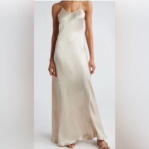 ELEVENTY Silk Charmeuse Slip Dress- Size 4